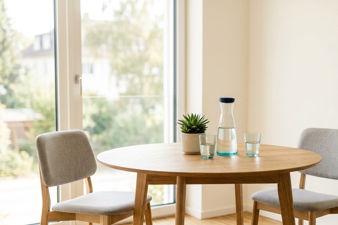 Heller Besprechungsbereich einer Kinderwunschklinik